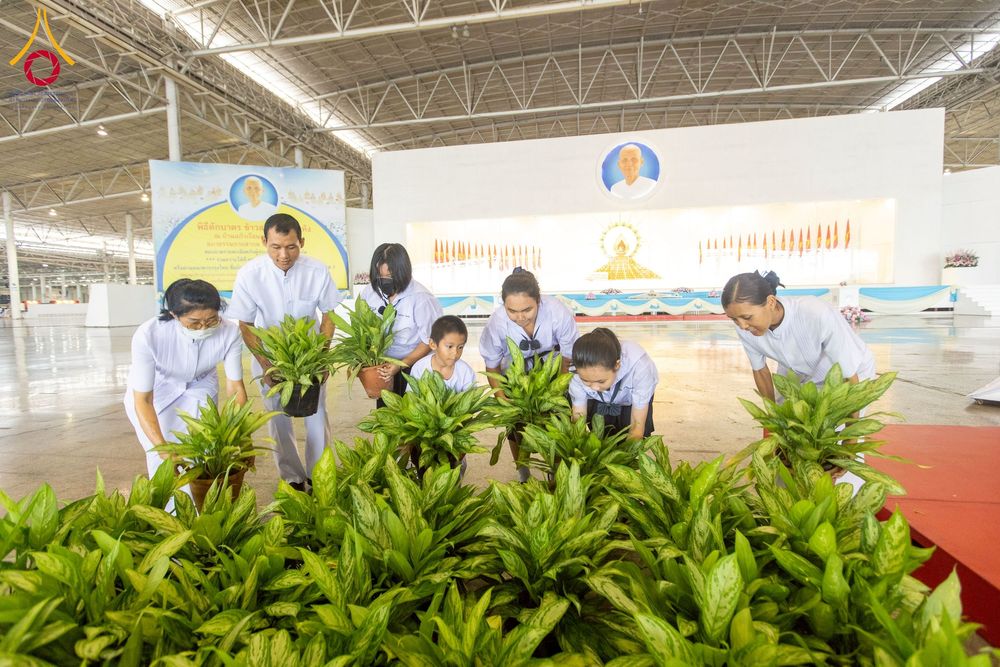 ภาพ No.256923:วันที่ 5 ตุลาคม พ.ศ. 2568 พิธีตักบาตร ข้าวสารอาหารแห้ง ณ บ้านแก้วเรือนทองคุณยายฯ สภาธรรมกายสากล วัดพระธรรมกาย