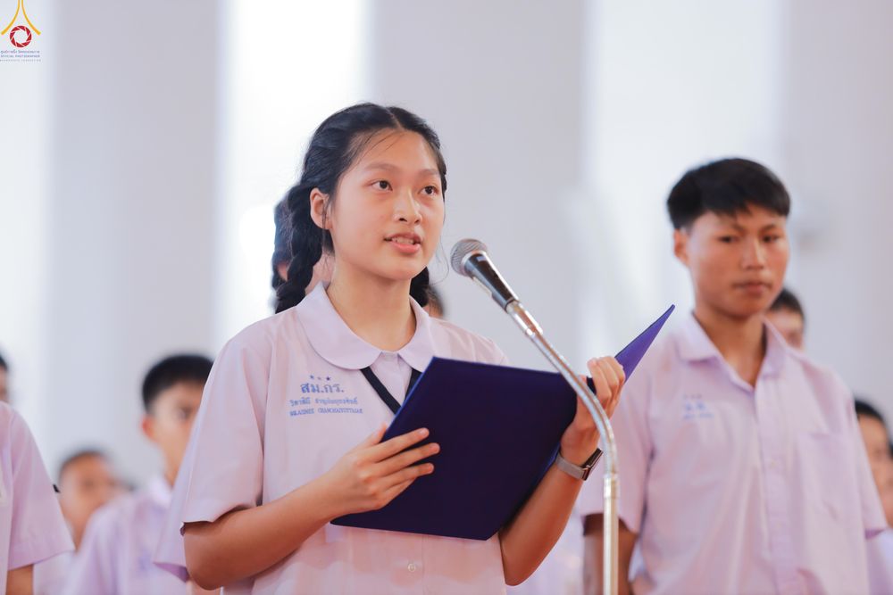 ภาพ No.289044:วันพุธที่ 17 ธันวาคม พ.ศ.2568 กิจกรรมเยาวชนไทยรวมใจทำความดี "เด็กดีมหานคร ต้นแบบด้านศีลธรรม" แข่งขันสอบตอบปัญหาศีลธรรมในพระพุทธศาสนา ครั้งที่ 7 และวันรวมพลังเด็กดี V-Star ประจำปี 2568 ณ วัดมหาธาตุยุวราชรังสฤษฎิ์ราชวรมหาวิหาร กรุงเทพมหานคร