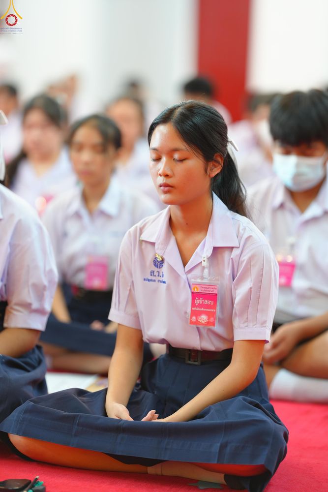 ภาพ No.288948:วันพุธที่ 17 ธันวาคม พ.ศ.2568 กิจกรรมเยาวชนไทยรวมใจทำความดี "เด็กดีมหานคร ต้นแบบด้านศีลธรรม" แข่งขันสอบตอบปัญหาศีลธรรมในพระพุทธศาสนา ครั้งที่ 7 และวันรวมพลังเด็กดี V-Star ประจำปี 2568 ณ วัดมหาธาตุยุวราชรังสฤษฎิ์ราชวรมหาวิหาร กรุงเทพมหานคร