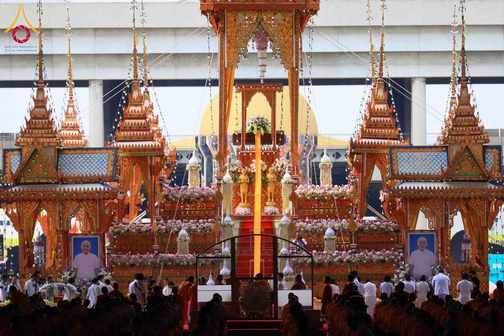 ภาพ No.316588:วันอาทิตย์ที่ 29 มีนาคม พ.ศ. 2569 พิธีทอดผ้าบังสุกุลและพิธีชำระร่าง โยมพ่อณรงค์ จินตมากุล  สิริอายุ 99 ปี 11 เดือน โยมบิดา พระครูปลัดรัตนวีรวัฒน์ (รังสฤษดิ์ อิทฺธิจินตโก) ที่ปรึกษาเจ้าคณะจังหวัดปทุมธานี เจ้าอาวาสวัดพระธรรมกาย  ณ ฌาปนสถานชั่วคราว ทางเข้า 