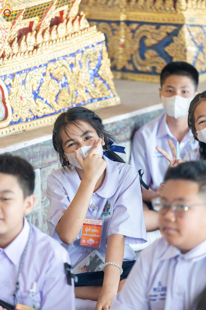 ภาพ No.288988:วันพุธที่ 17 ธันวาคม พ.ศ.2568 กิจกรรมเยาวชนไทยรวมใจทำความดี "เด็กดีมหานคร ต้นแบบด้านศีลธรรม" แข่งขันสอบตอบปัญหาศีลธรรมในพระพุทธศาสนา ครั้งที่ 7 และวันรวมพลังเด็กดี V-Star ประจำปี 2568 ณ วัดมหาธาตุยุวราชรังสฤษฎิ์ราชวรมหาวิหาร กรุงเทพมหานคร