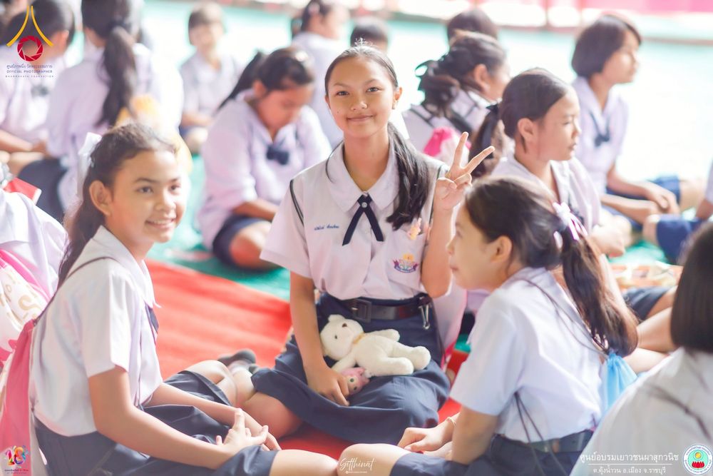 ภาพ No.271202:วันที่ 18 พฤศจิกายน พ.ศ. 2568 รวมพลังเด็กดี V-Star ผู้นำฟื้นฟูศีลธรรมโลก ประจำปี 2568 จังหวัดราชบุรี ณ ศูนย์อบรมเยาวชนผาสุกวนิช