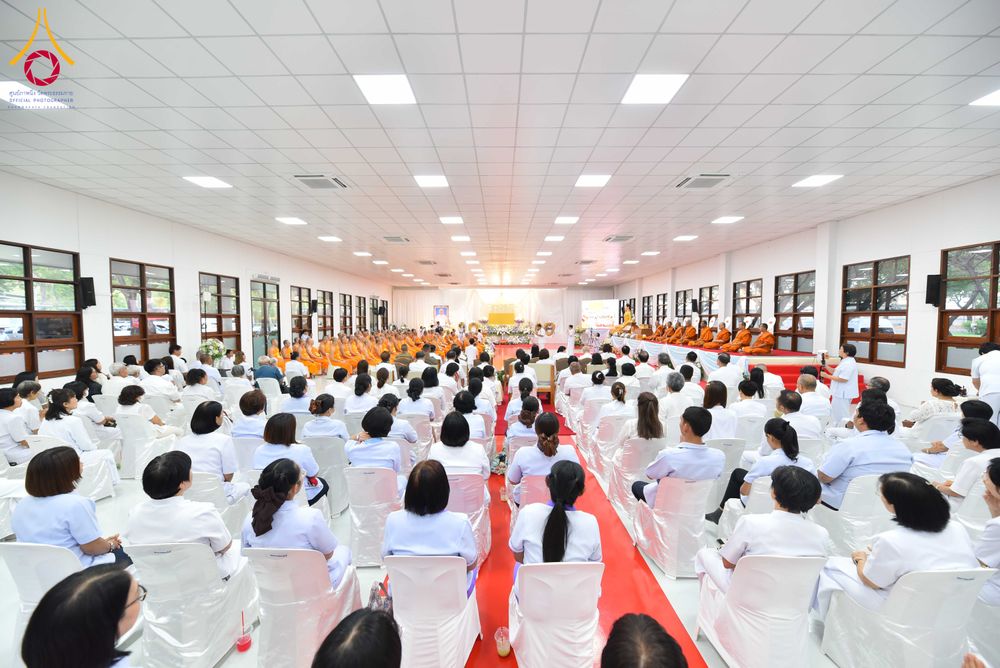 ภาพ No.316197:วันเสาร์ที่ 28 มีนาคม พ.ศ. 2569 พิธีบำเพ็ญกุศล คุณพ่อณรงค์ จินตมากุล  สิริอายุ 99 ปี 11 เดือน โยมบิดา พระครูปลัดรัตนวีรวัฒน์ (รังสฤษดิ์ อิทฺธิจินตโก) ที่ปรึกษาเจ้าคณะจังหวัดปทุมธานี เจ้าอาวาสวัดพระธรรมกาย  ณ ห้องปลูกศรัทธา 2 วัดพระธรรมกาย ปทุมธานี