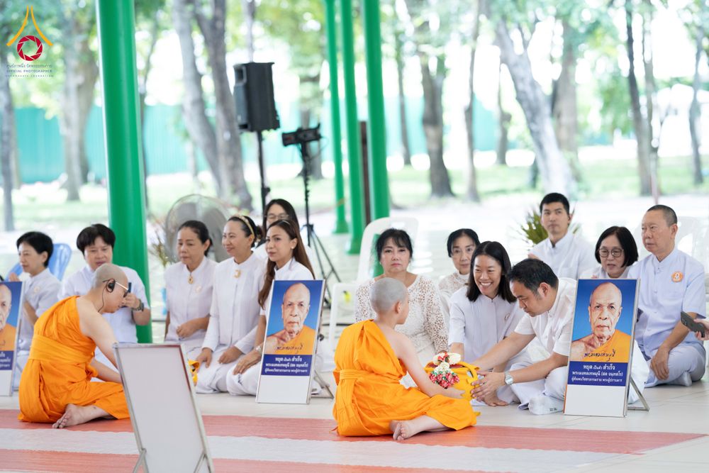 ภาพ No.286651:วันเสาร์ที่ 12 กรกฏาคม พ.ศ.2568 พิธีบรรพชาอุปสมบท  โครงการบรรพชาอุปสมบทหมู่ ธรรมทายาทนานาชาติ(ภาคภาษาจีน), โครงการบรรพชาสามเณร โรงเรียนนานาชาติ รุ่นที 14