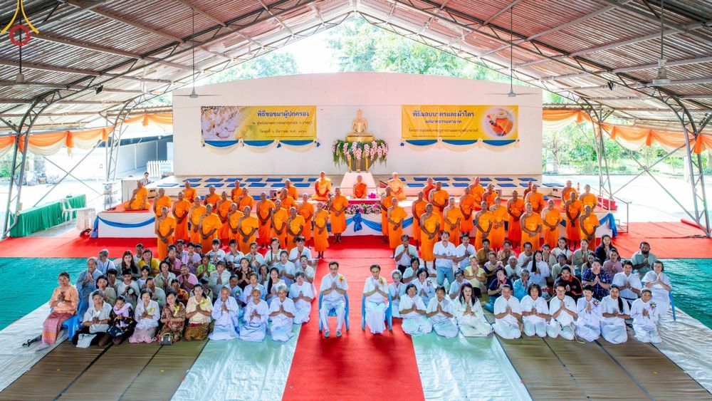 ภาพ No.101365:พิธีบรรพชาธรรมทายาท ในโครงการอุปสมบทบูชาธรรม มหาปูชนียาจารย์ พ.ศ. 2566 ณ วัดท่าสุวรรณ จ.ราชบุรี วันที่ 6 ธันวาคม พ.ศ. 2566