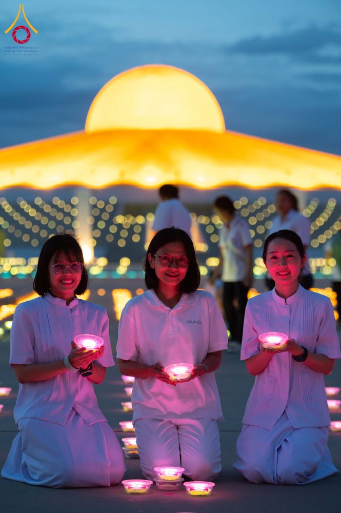 ภาพ No.345786:วันพฤหัสบดีที่ 27 สิงหาคม พ.ศ.2569 พิธีจุดประทีป เนื่องในวันธรรมชัย ณ วัดพระธรรมกาย ปทุมธานี