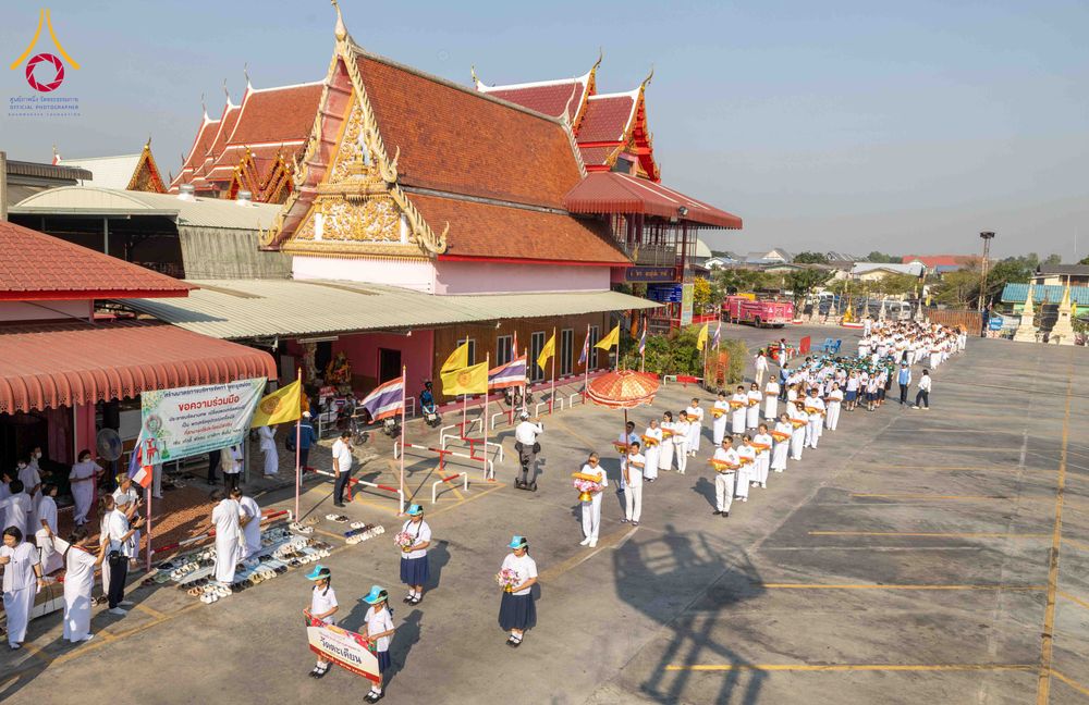 ภาพ No.303663:วันที่ 27 มกราคม พ.ศ. 2569 พิธีทอดผ้าป่าทำนุบำรุงศาสนสถาน ณ วัดตะเคียน อ.บางกรวย จ.นนทบุรี ในโครงการธรรมยาตรา กตัญญูบูชา มหาปูชนียาจารย์ พระมงคลเทพมุนี(สด จนฺทสโร) พระผู้ปราบมาร อนุสรณ์สถาน 7 แห่ง ปีที่ 14