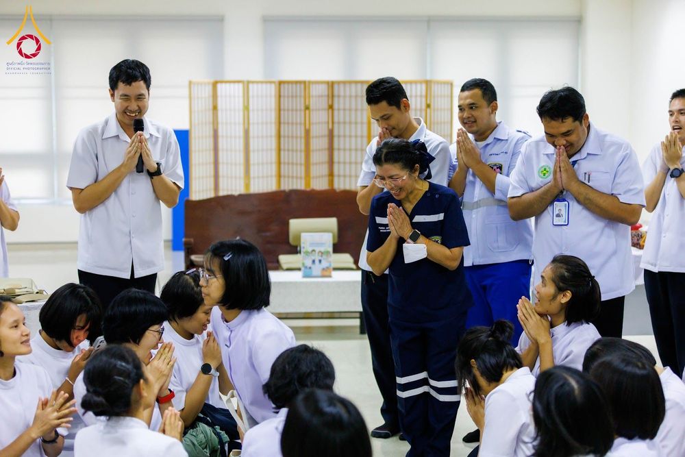 ภาพ No.346209:วันศุกร์ที่ 28 สิงหาคม พ.ศ 2569  บุคลากรใหม่รุ่นที่ 29 เยี่ยมชมศูนย์การแพทย์บุญรักษา ณ วัดพระธรรมกาย