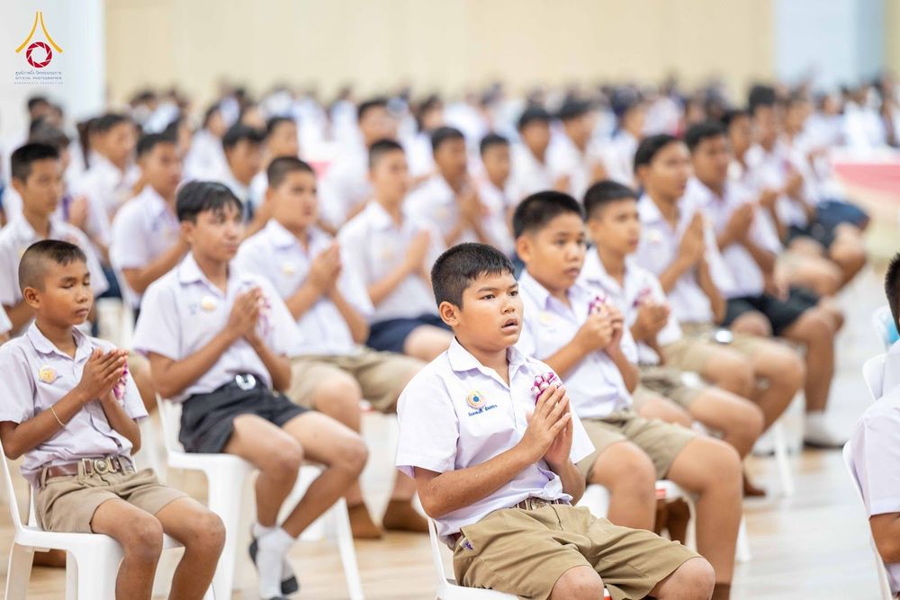 ภาพ No.348533:วันที่ 12 กันยายน พ.ศ. 2569 การอบรมเชิงปฏิบัติการจัดกิจกรรมทอดกฐินสัมฤทธิ์ พิธีมอบผ้าไตรประธานกฐินเด็กดี V-Star ประจำปีพุทธศักราช 2569 ณ สภาธรรมกายสากล วัดพระธรรมกาย