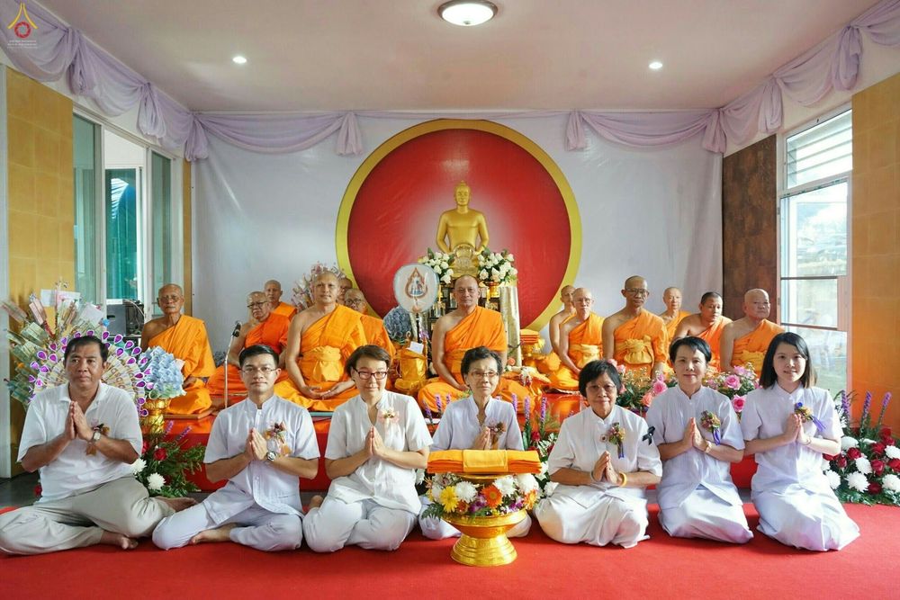 คณะสงฆ์และพุทธศาสนิกชนร่วมพิธีทอดกฐินมหาสามัคคี ณ ธุดงคสถานลำพูน