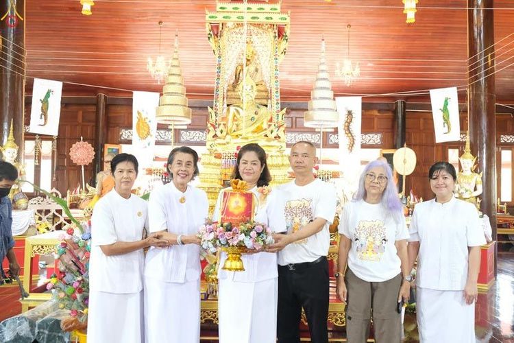 ภาพ No.278659:วันอาทิตย์ที่ 2 พฤศจิกายน  2568 พิธีทอดกฐินสามัคคีทั่วไทย โดยคณะศิษยานุศิษย์ บูชาธรรม 81 ปี หลวงพ่อธัมมชโย ณ วัดสุวรรณาราม อ.พุทธมณฑล จ.นครปฐม