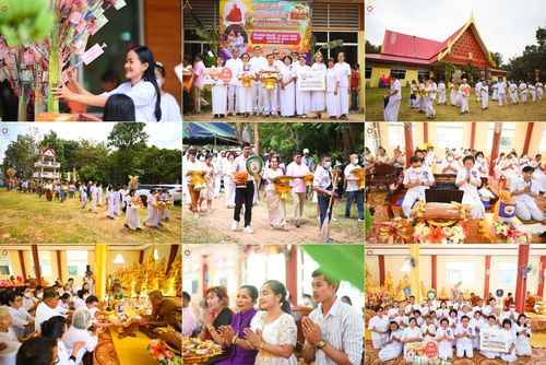 ประมวลภาพพิธีทอดกฐินสามัคคี ณ วัดหนองปรือน้อย จ.ฉะเชิงเทรา (วันที่ 22 ตุลาคม พ.ศ. 2565)