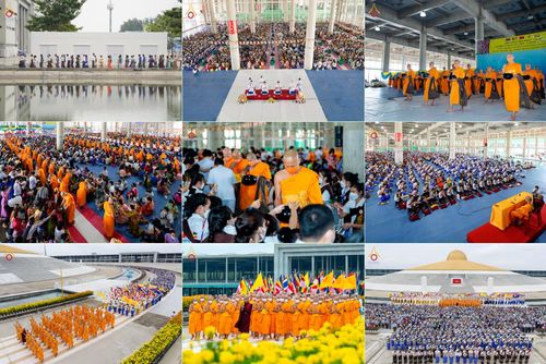 ภาพ No.52024:ประมวลภาพพิธีตักบาตรมิตรภาพไทย-เมียนมาร์ 105 รูป ณ วัดพระธรรมกาย
