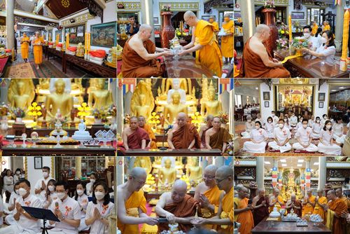 ภาพ No.47879:ประมวลภาพมูลนิธิธรรมกาย ถวายเทียนพรรษา อัญเชิญพระธาตุถวายวัดเถรวาทเวียดนาม