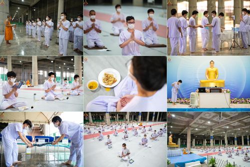 ประมวลภาพกิจวัตร-กิจกรรม ธรรมทายาท ในโครงการบรรพชาอุปสมบทหมู่ รุ่นเข้าพรรษา