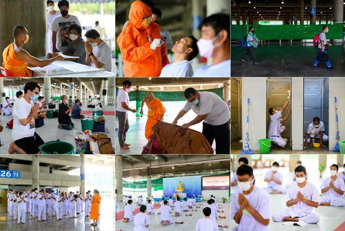 ประมวลภาพธรรมทายาท เข้ารับการอบรม ในโครงการบรรพชาอุปสมบทหมู่รุ่นเข้าพรรษา 2565