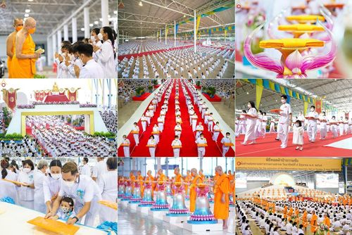 ประมวลภาพพิธีทอดผ้าป่าธรรมชัย ณ วัดพระธรรมกาย (5 มิถุนายน พ.ศ. 2565)