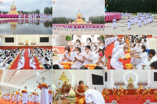 ภาพ No.48129:ประมวลภาพพิธีบรรพชาอุปสมบท รุ่นเข้าพรรษา ปี 2565 ณ ศูนย์อบรมเยาวชนกาญจนบุรี