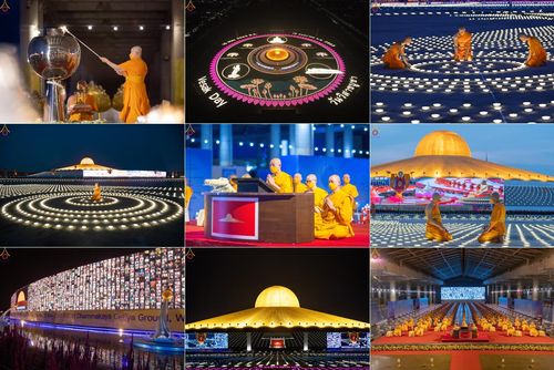 ประมวลภาพพิธีจุดวิสาขประทีป 2565 ณ วัดพระธรรมกาย