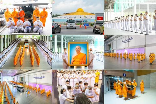 ภาพ No.48470:ประมวลภาพพิธีรับร่างนักสร้างบารมี พระเดชพระคุณพระสุธรรมญาณวิเทศ วิ. (สุธรรม สุธมฺโม)