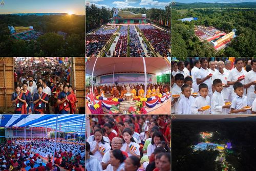 ประมวลภาพประมวลภาพพิธีถวายและฉลองพระพุทธรูปปางไสยาสน์ ณ ประเทศบังกลาเทศ