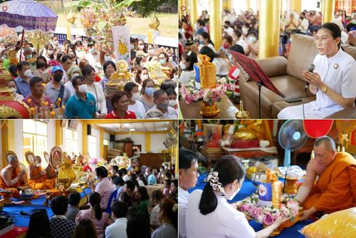 ภาพ No.56009:ประมวลภาพพิธีทอดกฐินสามัคคี ณ วัดบันลือธรรม จ.พระนครศรีอยุธยา (วันที่ 23 ตุลาคม พ.ศ. 2565)