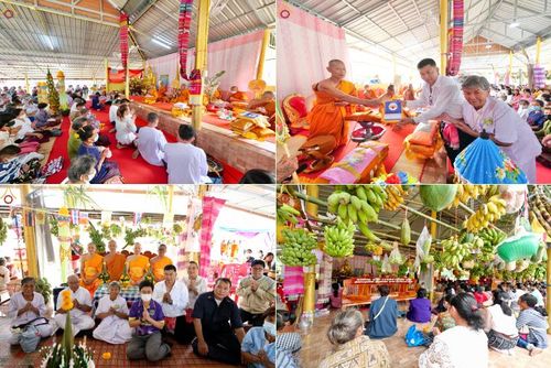 ประมวลภาพพิธีทอดกฐินสามัคคี ณ วัดฉิมพลี จ.อำนาจเจริญ (วันที่ 16 ตุลาคม พ.ศ. 2565)