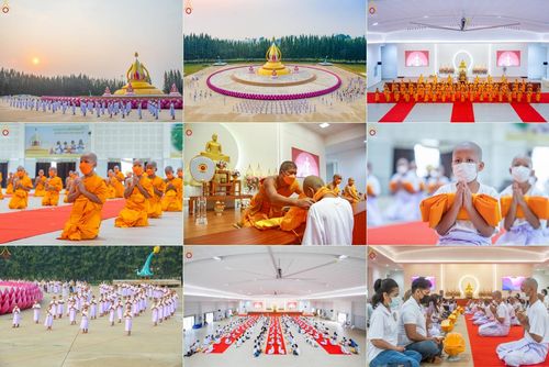 ประมวลภาพพิธีบรรพชา ในโครงการบรรพชาสามเณรฟื้นฟูพระพุทธศาสนาทั่วไทย ณ ศูนย์อบรมเยาวชนกาญจนบุรี