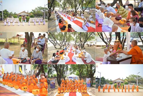 ประมวลภาพพิธีบรรพชา ในโครงการบรรพชาสามเณร ฟื้นฟูพระพุทธศาสนาทั่วไทย ณ ศูนย์ปฏิบัติธรรมท่าม่วง