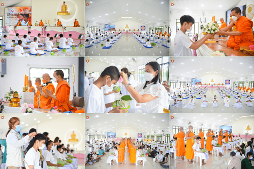 ประมวลภาพพิธีตัดปอยผมนาคธรรมทายาท ณ ศูนย์ปฏิบัติธรรมสระบุรี