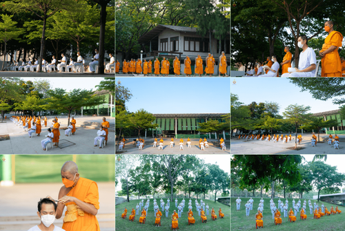 ภาพ No.44151:ประมวลภาพพิธีตัดปอยผมนาคธรรมทายาท รุ่นวันคุ้มครองโลกเฟส 1  ณ วัดพระธรรมกาย