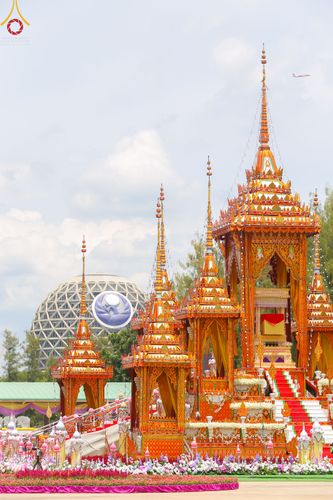 ภาพ No.48840:ประมวลภาพพิธีพระราชทานเพลิงศพ พระสุธรรมญาณวิเทศ (สุธรรม สุธมฺโม)