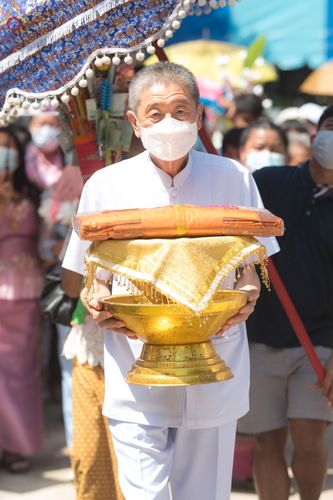 ภาพ No.55861:ประมวลภาพพิธีทอดกฐินสามัคคี ณ วัดโคกสมบูรณ์ จ.ลพบุรี (วันที่ 23 ตุลาคม พ.ศ. 2565)