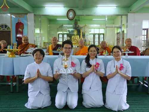 ภาพ No.57366:ประมวลภาพพิธีประดิษฐานพระบรมสารีริกธาตุพระเจดีย์ราชาธิราชมุนี ณ วัดอองเซยามิน ประเทศเมียนมาร์