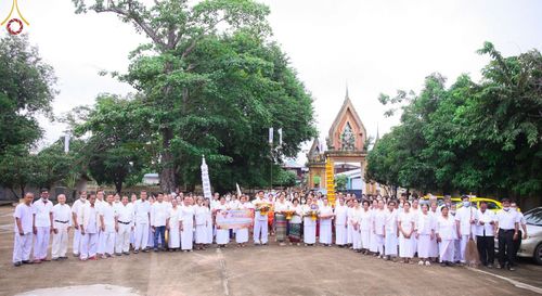 ภาพ No.54055:ประมวลภาพพิธีทอดกฐินสามัคคี ณ วัดเหล่าฝ้าย จ.ยโสธร (วันที่ 16 ตุลาคม พ.ศ. 2565)