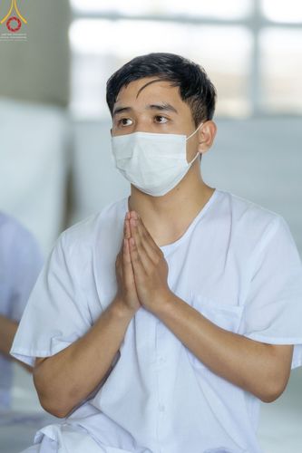 ประมวลภาพพิธีปลงผม ในโครงการอบรมธรรมทายาทระดับอุดมศึกษา รุ่นที่ 49