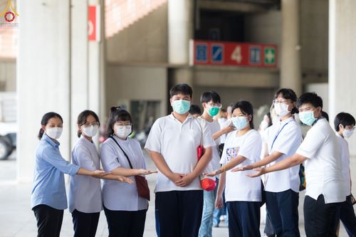 ภาพ No.47299:ประมวลภาพพิธีปลงผม ในโครงการบรรพชาอุปสมบทหมู่ ภาคฤดูฝน 2565