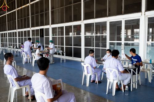 ภาพ No.44124:ประมวลภาพพิธีตัดปอยผมนาคธรรมทายาท รุ่นวันคุ้มครองโลกเฟส 2  ณ วัดพระธรรมกาย