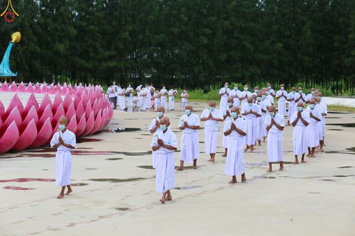 ภาพ No.48128:ประมวลภาพพิธีบรรพชาอุปสมบท รุ่นเข้าพรรษา ปี 2565 ณ ศูนย์อบรมเยาวชนกาญจนบุรี