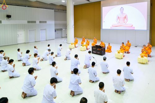 ภาพ No.47434:ประมวลภาพพิธีตัดปอยผม โครงการบรรพชาอุปสมบทหมู่ รุ่นเข้าพรรษา 2565