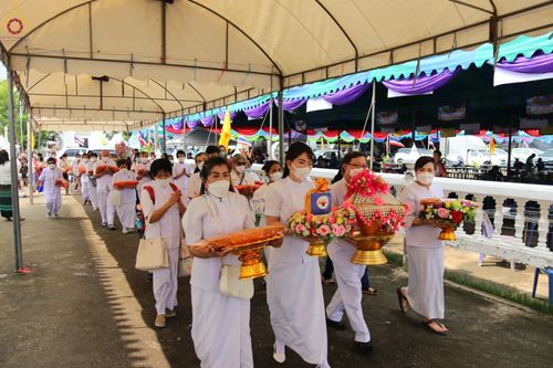 ภาพ No.55671:ประมวลภาพพิธีทอดกฐินสามัคคี ณ วัดศรีวนาราม จ.สมุทรสาคร  (วันที่ 23 ตุลาคม พ.ศ. 2565)