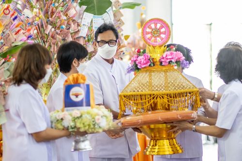 ภาพ No.52684:ประมวลภาพพิธีทอดกฐินสามัคคี ณ วัดหนองโพธิ์ จังหวัดนครปฐม (วันที่ 11 ตุลาคม พ.ศ. 2565)