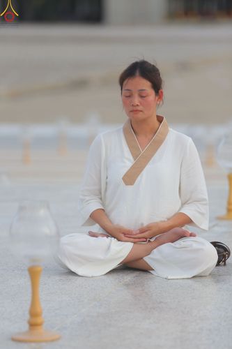 ประมวลภาพพิธีจุดประทีป  ในวันสมาธิโลก (วันเสาร์ที่ 6 สิงหาคม พ.ศ. 2565)