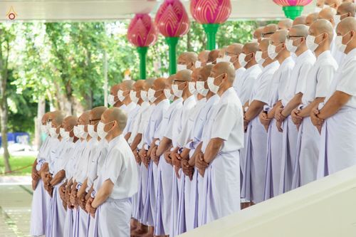 ภาพ No.47635:ประมวลภาพพิธีอุปสมบท โครงการบรรพชาอุปสมบทหมู่ รุ่นเข้าพรรษา 2565