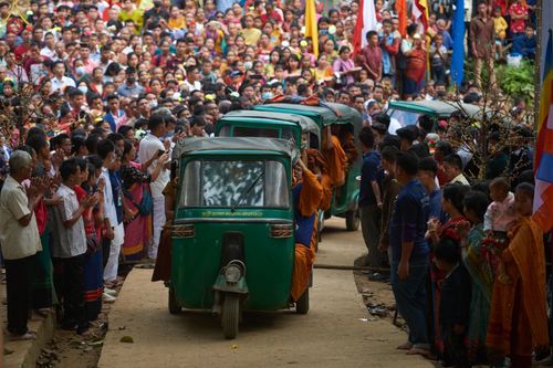 ภาพ No.57339:ประมวลภาพประมวลภาพพิธีถวายและฉลองพระพุทธรูปปางไสยาสน์ ณ ประเทศบังกลาเทศ