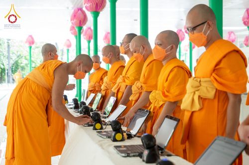ภาพ No.48377:ประมวลภาพพิธีอธิษฐานพรรษาของคณะสงฆ์ วัดพระธรรมกาย ปีพุทธศักราช 2565
