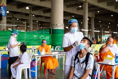 ประมวลภาพการเข้าโครงการบรรพชาสามเณรฟื้นฟูพระพุทธศาสนาทั่วไทย พ.ศ. 2565 วันแรก ณ ศูนย์อบรมวัดพระธรรมกาย