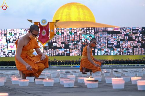 ภาพ No.44976:ประมวลภาพพิธีจุดประทีป​ วันคุ้ม​ครองโลก ณ วัดพระธรรมกาย