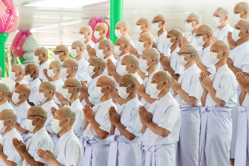 ภาพ No.47637:ประมวลภาพพิธีอุปสมบท โครงการบรรพชาอุปสมบทหมู่ รุ่นเข้าพรรษา 2565