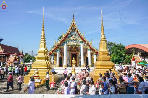 ประมวลภาพพิธีทอดกฐินสามัคคี ณ วัดหันตรา จังหวัดพระนครศรีอยุธยา (วันที่ 13 ตุลาคม พ.ศ. 2565)